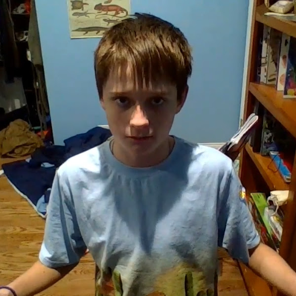 Zachary Basinger as a kid
